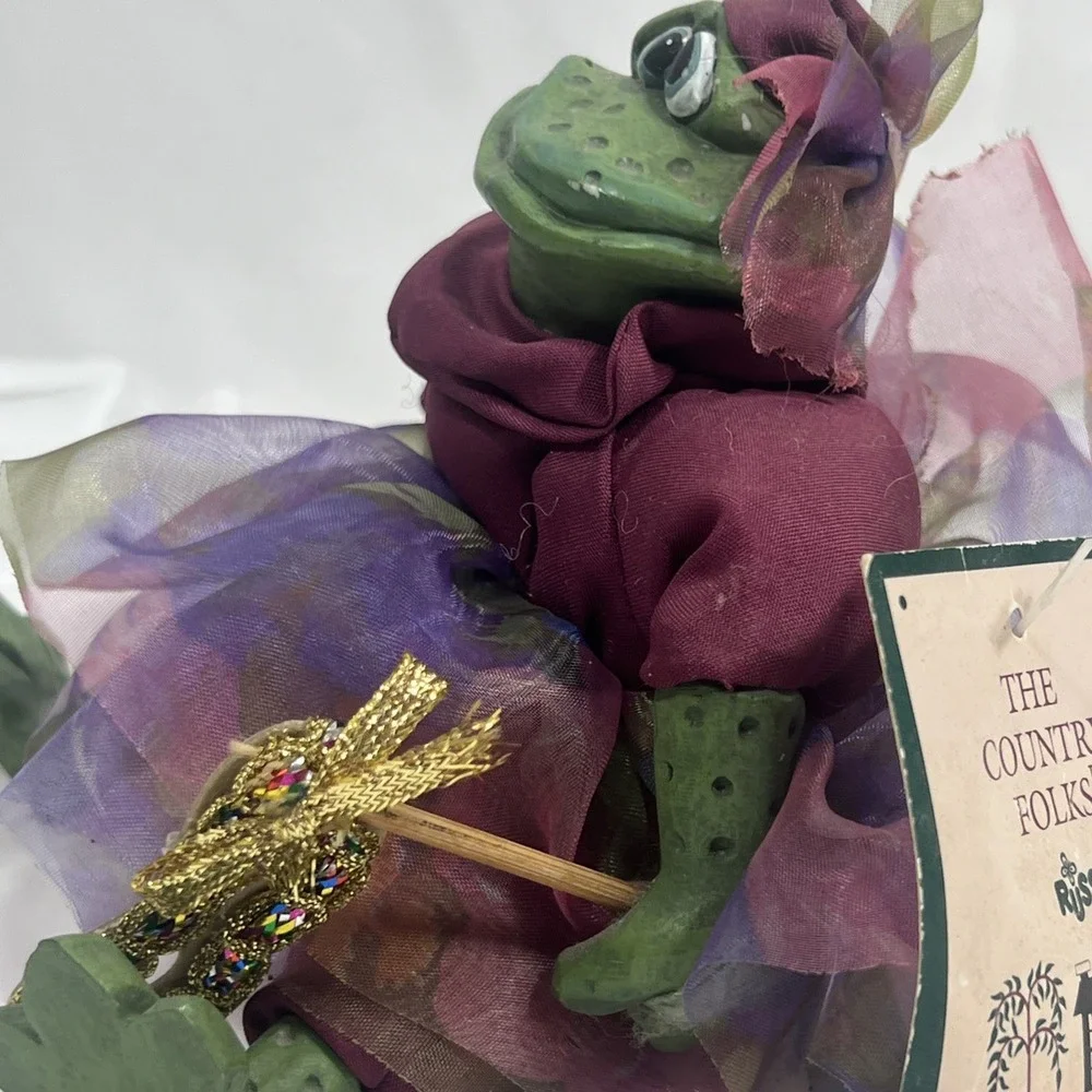Russ The‎ Country Folks Kelly Frog Shelf Sitter Violetta Toad Critter Factory